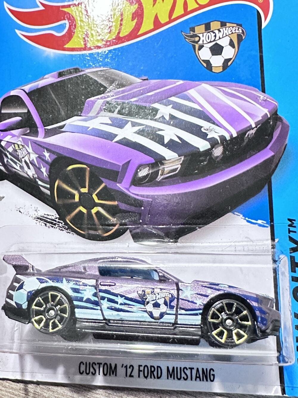 2014 Hot Wheels HW City-HW Goal CUSTOM 12' FORD MUSTANG Lavender New H6